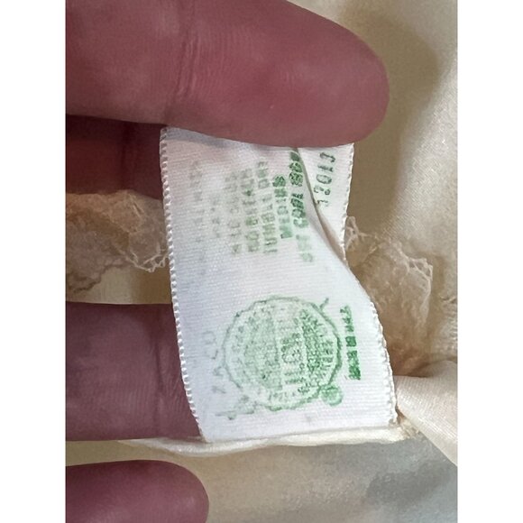 Vintage Raymodes Cream Nightgown Lace Embroidery Large Coquette Grandma Cottage - Picture 4 of 8